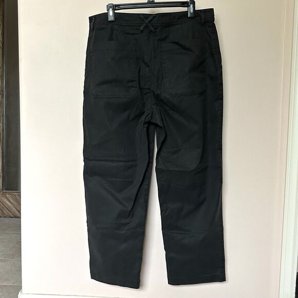 Peruvian Connection Pants Women’s 14 Black Straight Leg High Rise Trouser - Picture 3 of 10